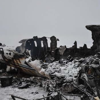 Hangus Terbakar, Ini Kondisi Pesawat AS Jatuh di Afghanistan
