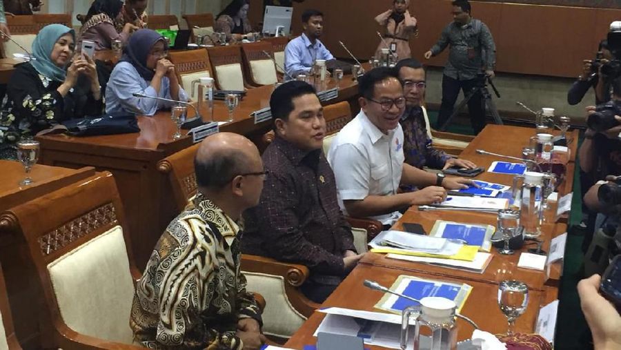 Hal tersebut disampaikan Menteri BUMN Erick Thohir saat rapat kerja dengan Komisi VI Dewan Perwakilan Rakyat (DPR).