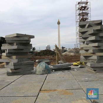 Revitalisasi Dihentikan Sementara, Bagaimana Suasana Monas?