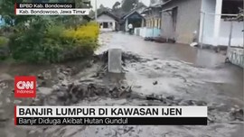 VIDEO: Banjir Lumpur Terjang Kawasan Gunung Ijen