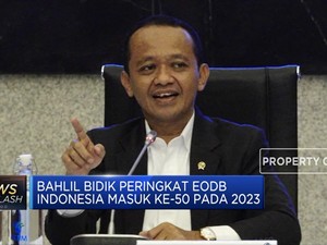 Bahlil Bidik Peringkat EODB Indonesia Masuk Ke-50 Pada 2023