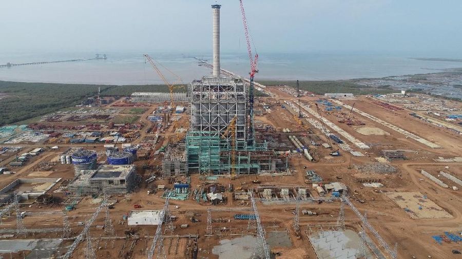 Pembangunan PLTU Unit II (Cirebon Expansion) berkapasitas 1.000 MW.  (Dok. Cirebon Power)