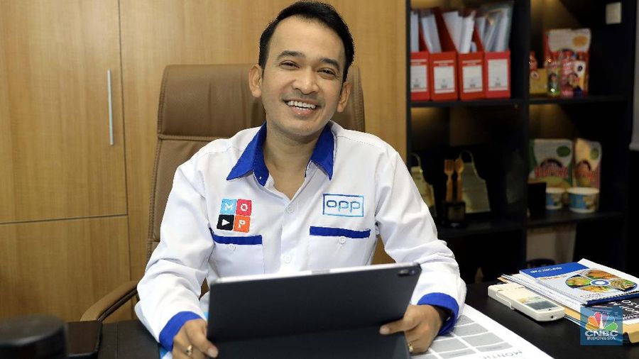Ruben Onsu. (CNBC Indonesia/Muhammad Sabki)