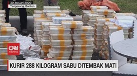 VIDEO: Kurir 288 Kilogram Sabu Ditembak Mati