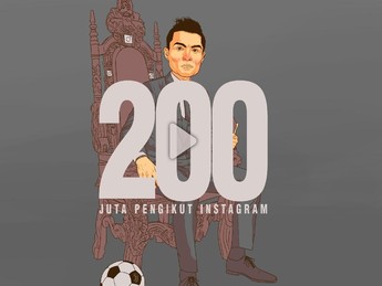 Wow! Cristiano Ronaldo Punya 200 Juta Follower di Instagram