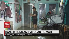 VIDEO: Banjir Rendam Ratusan Rumah di Tangerang