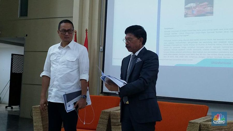 Kementerian Kominikasi dan Informatika (Kominfo) menyayangkan terdapat banyak informasi hoaks mengenai virus corona di platform digital.