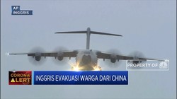 Inggris Evakuasi 83 Warganya dari China