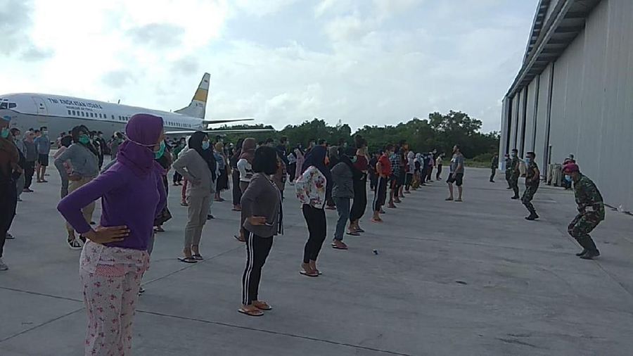 WNI yang pulang ke Indonesia namun memiliki gejala-gejala Covid-19, akan dipisahkan dan harus mengikuti prosedur isolasi.