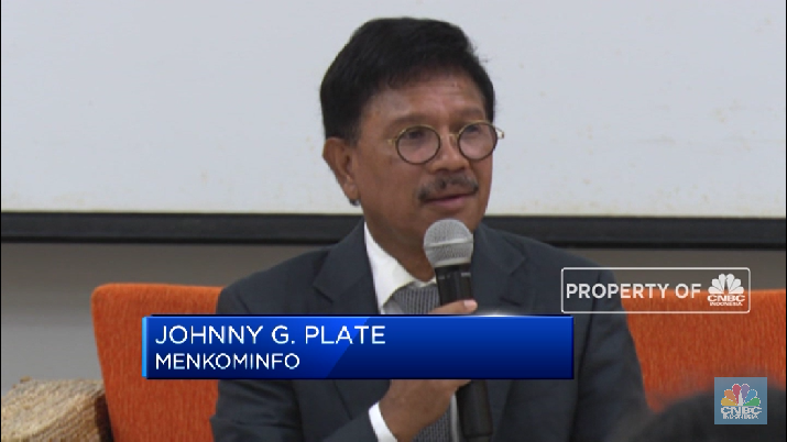 Menkominfo Johnny Plate Terkait hoax soal virus Corona