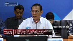 BPS Catat Inflasi Januari 2020 Mencapai 0,39% (mom)