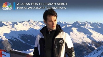 Alasan Bos Telegram Sebut Pakai WhatsApp Berbahaya
