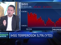 Pasar Khawatir Virus Corona, IHSG Melemah 5,71% (ytd)