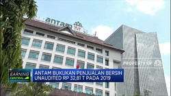 2019, Penjualan Bersih ANTM Unaudited Rp 32,81 T