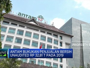 2019, Penjualan Bersih ANTM Unaudited Rp 32,81 T