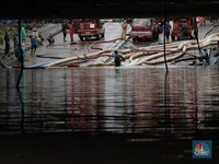 Banjir Lagi! Begini Penampakan Terkini Underpass Kemayoran