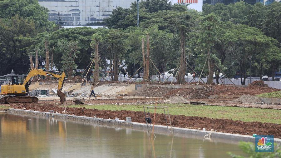 Nantinya, total akan ditanam kembali 573 pohon di kawasan revitalisasi.
