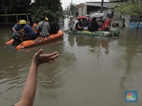 Diguyur Hujan Lebat, Pagi Ini Jakarta Terendam Banjir Lagi