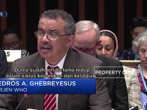 Dirjen WHO: Dunia Selalu Panik Hadapi Wabah Penyakit