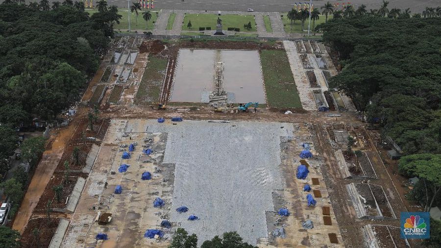Nantinya, total akan ditanam kembali 573 pohon di kawasan revitalisasi.
