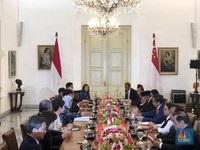 Presiden Singapura Temui Jokowi, Bahas Tax Treaty?