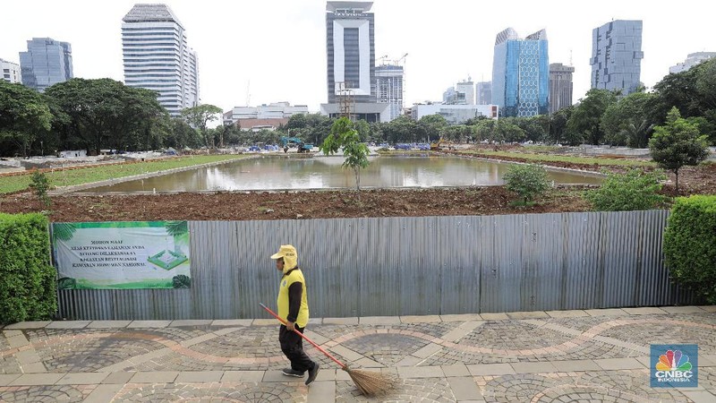 Nantinya, total akan ditanam kembali 573 pohon di kawasan revitalisasi.
