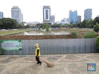 Usai Tebang 191 Pohon, DKI Mulai Penanaman 573 Pohon di Monas