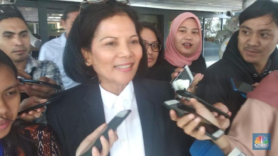Staf Ahli Bidang Keuangan dan Pengembangan UMKM Loto Srinaita Ginting (CNBC Indonesia/Monica Wareza)
