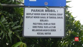 VIDEO: Pemprov DKI Terapkan Parkir Ganjil Genap