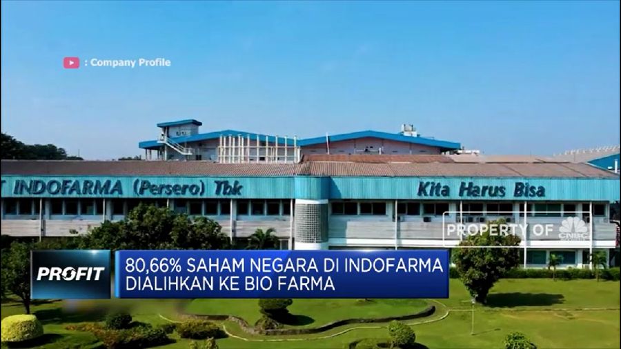 80,66% Saham Negara di Indofarma Dialihkan ke Bio Farma (CNBC Indonesia TV)