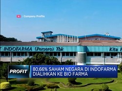 80,66% Saham Negara di Indofarma Dialihkan ke Bio Farma