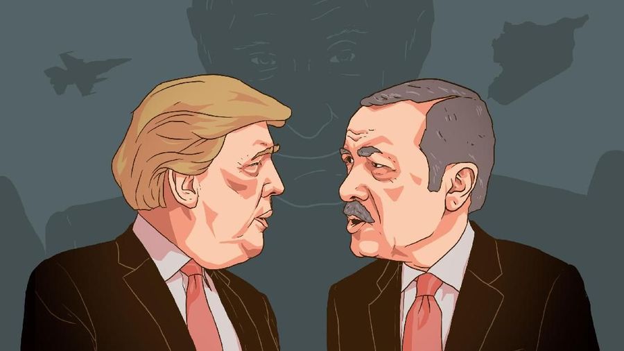 Infografis: Perang dengan Sekutu Putin Erdogan Didukung Penuh Trump