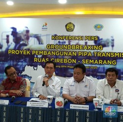 BPH Bangun Transmisi Pipa Cirebon-Semarang, Ini Keuntungannya