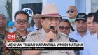 VIDEO: Menhan Prabowo Tinjau Observasi WNI di Natuna
