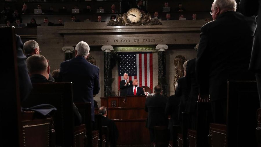 Donald Trump dan politisi AS yang juga Ketua DPR Nancy Pelosi tak bisa menyembunyikan ketidaksukaan satu sama lain.