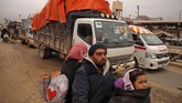 PBB menyatakan akan tetap mengirim bantuan untuk warga Suriah di Idlib. (AAREF WATAD/AFP)