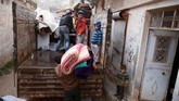 Baku tembak terus terjadi di Idlib, meski Rusia dan kelompok pemberontak yang didukung Turki sudah sepakat untuk melakukan gencatan senjata. (AAREF WATAD/AFP)