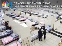 Dibangun 10 Hari, Ini Penampakan RS China Buat Pasien Corona