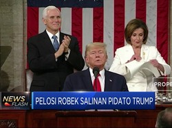 Alasan di Balik Pelosi Sobek-Sobek Pidato Trump