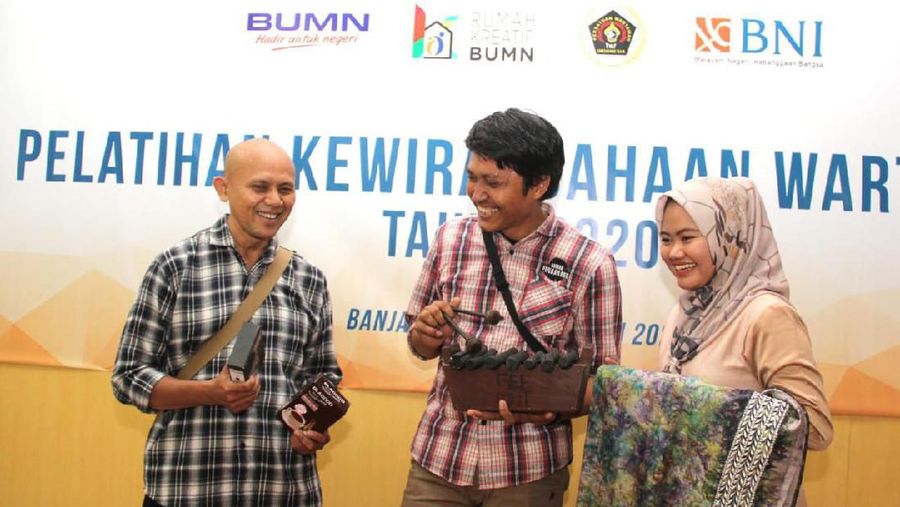 Pelatihan tersebut merupakan bagian dari dukungan BNI terhadap penyelenggaraan Hari Pers Nasional 2020.