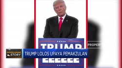 Begini Ekspresi Trump saat Bebas dari Pemakzulan