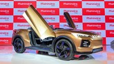 Mobil konsep bertenaga listrik Mahindra Funster belum bisa dipastikan kapan masuk dapur produksi. (Photo by Money SHARMA / AFP)