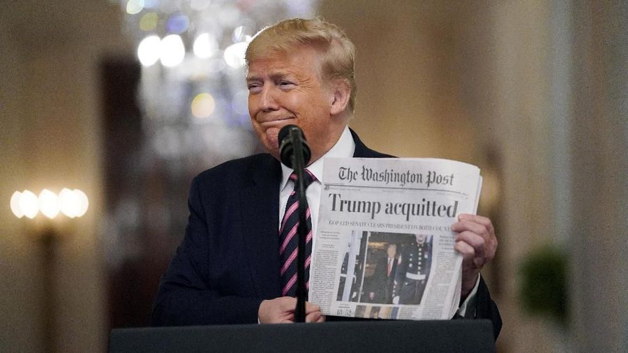Presiden Amerika Serikat Donald Trump (AP Photo/Evan Vucci)