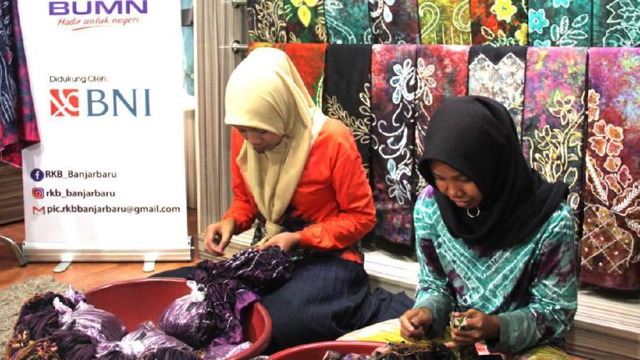 BNI menjadi bank yang menyalurkan KUR pada NDF, dan digunakan untuk mengembangkan galeri yang hari ini dikunjungi Menteri Koperasi & UMKM