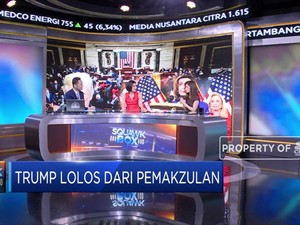 Trump Gagal Dimakzulkan, Bursa AS, Eropa & IHSG Menguat