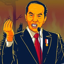 Jokowi: Aturan Main Karhutla Jelas, Tak Mampu Dicopot!
