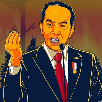 Jokowi Murka! Ancam Pecat Pejabat Gegara Karhutla