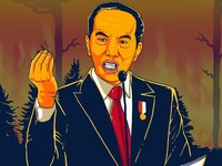 Jokowi: Aturan Main Karhutla Jelas, Tak Mampu Dicopot!