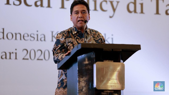 Ketua Umum Asosiasi Pengusaha Indonesia (Apindo) Hariyadi B Sukamdani (CNBC Indonesia/Tri Susilo)