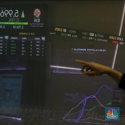 Tunggui BI, IHSG Menguat Tipis di Perdagangan sesi I